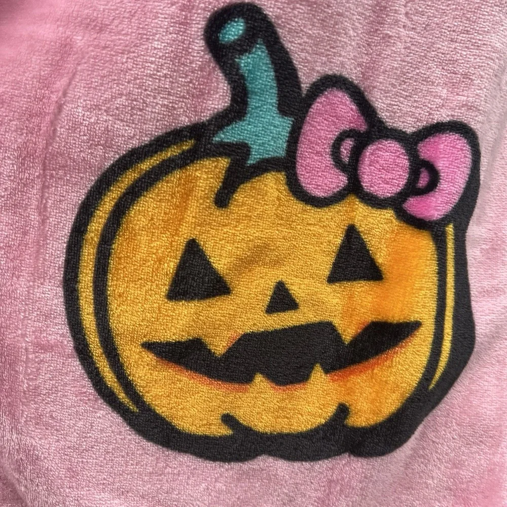 Hello Kitty Halloween Pumpkin Mummy Bats Candy 50 x 70 Plush Throw Blanket 🎃🍭
